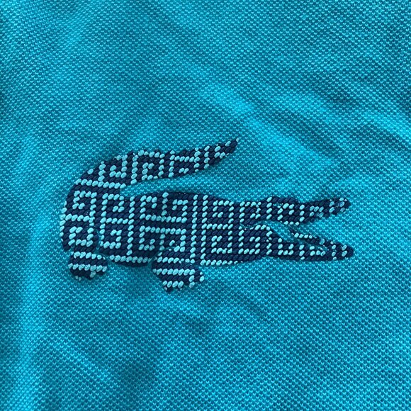 Lacoste Jonathan Adler Performance Polo Shirt Men 8 US 3XL Blue Athleisure Golf - Picture 10 of 12